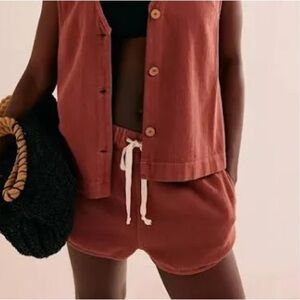 NWOT- Free People So Fresh Set- SHORTS ONLY! XS